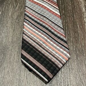Vintage 60s - 70s Trevira Men's Neck Tie Textured with Geometric Design